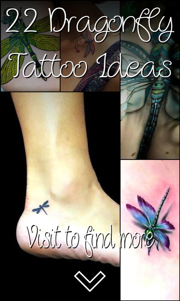 22 Dragonfly Tattoo Ideas