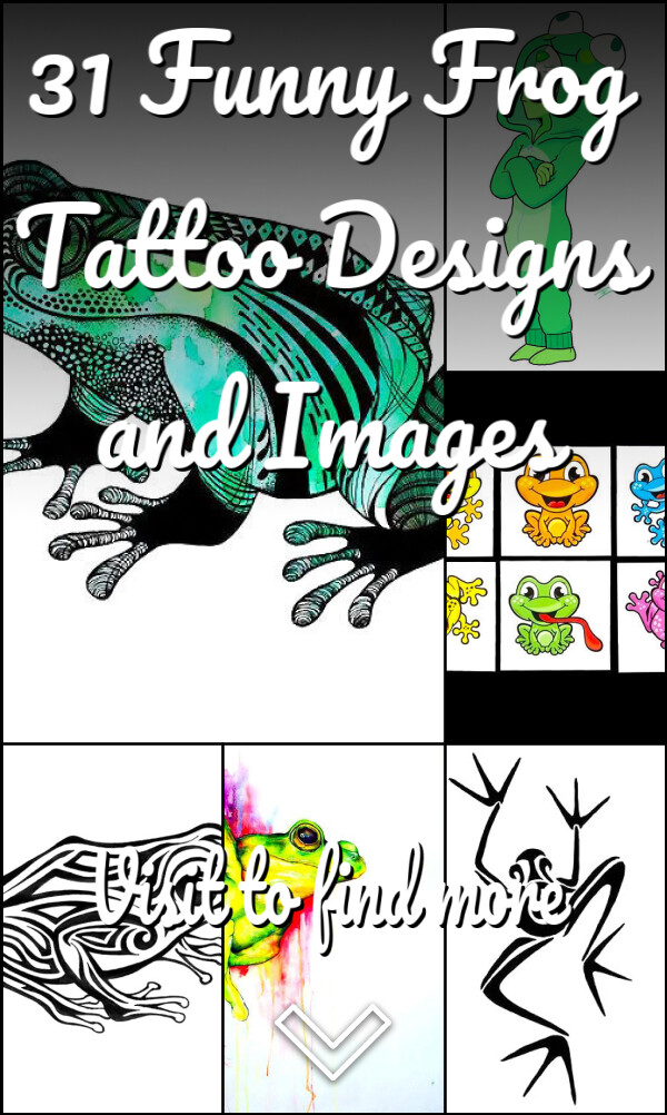 31 Funny Frog Tattoo Designs and Images