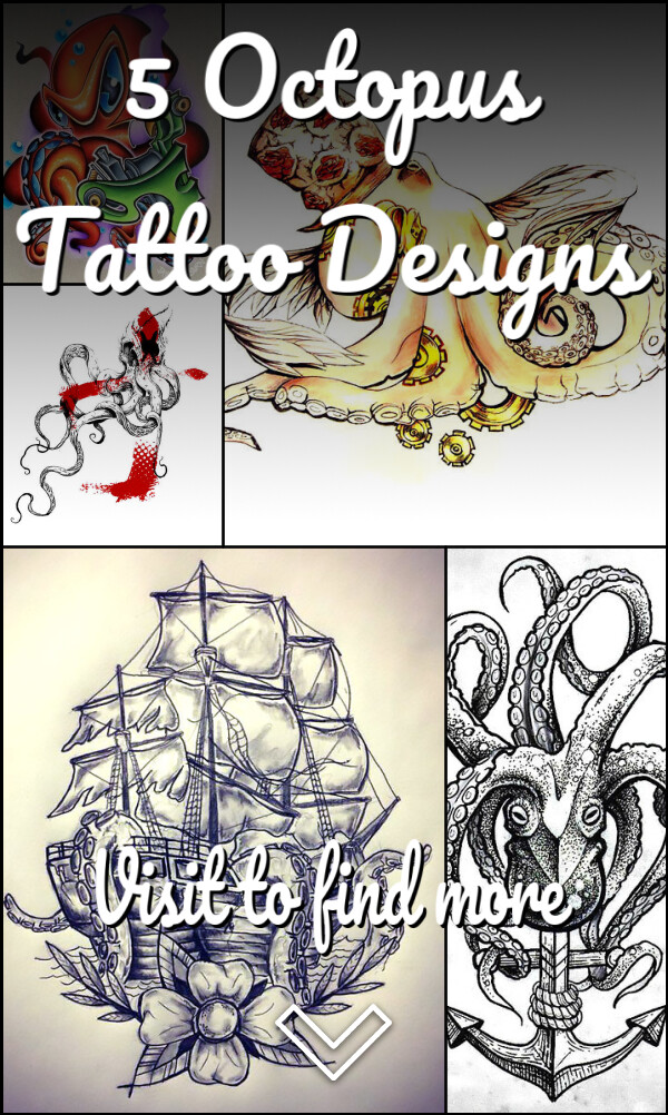5 Octopus Tattoo Designs