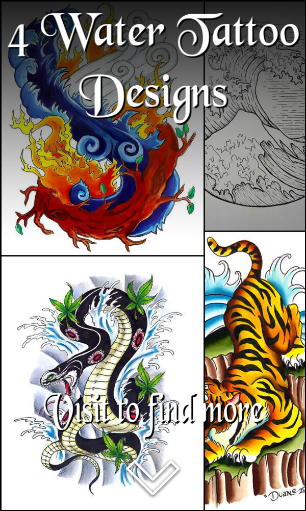 4 Water Tattoo Designs