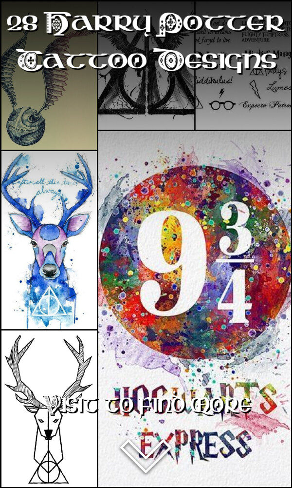 28 Harry Potter Tattoo Designs