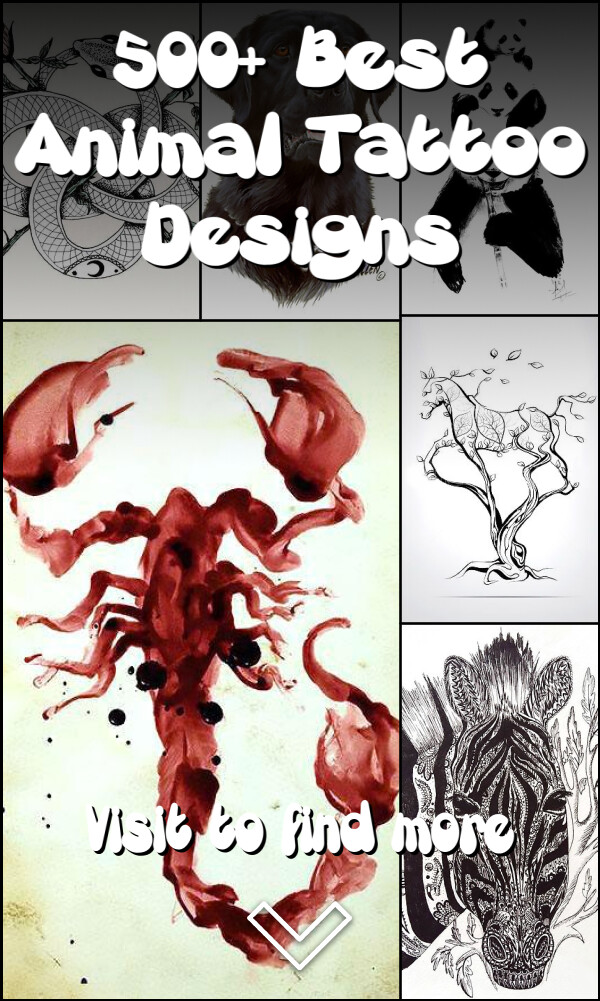 500+ Best Animal Tattoo Designs