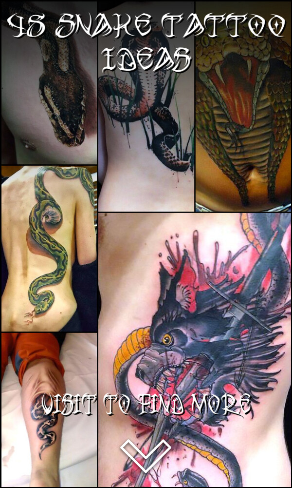 48 Snake Tattoo Ideas