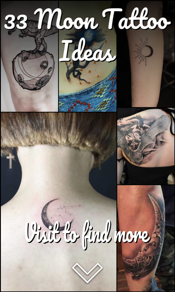 33 Moon Tattoo Ideas