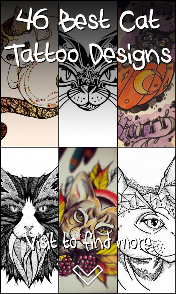 46 Best Cat Tattoo Designs