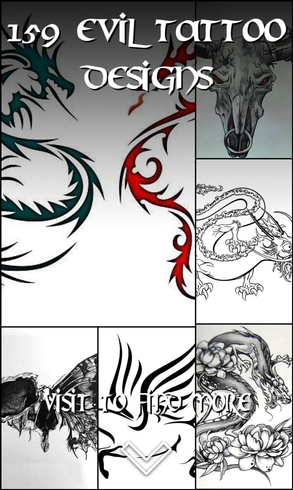 159 Evil Tattoo Designs