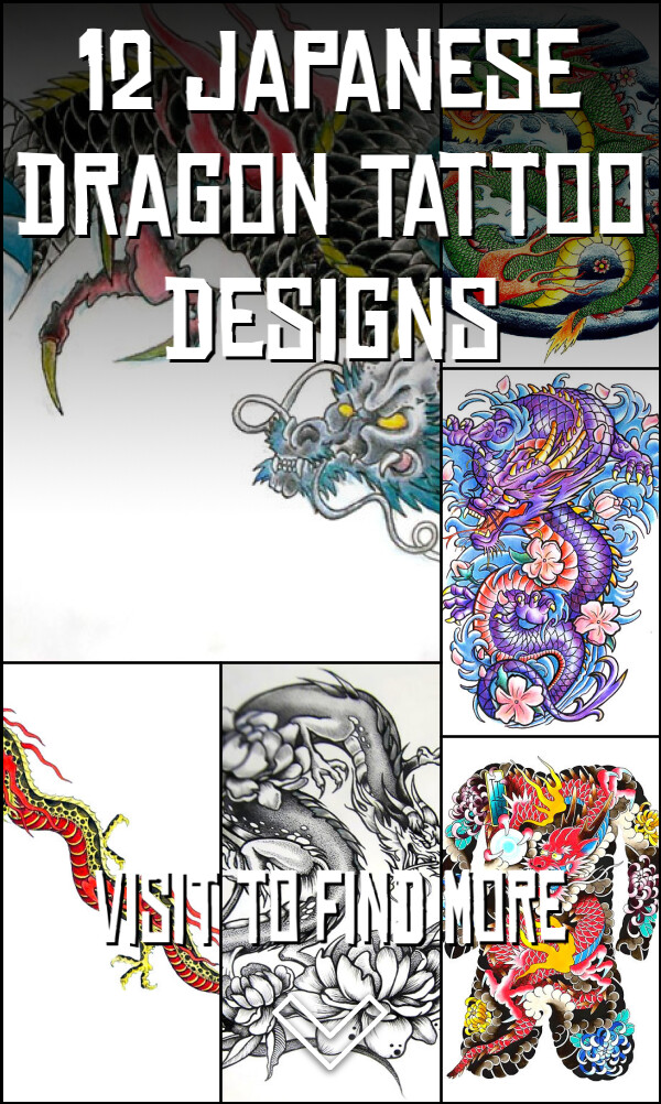 12 Japanese Dragon Tattoo Designs