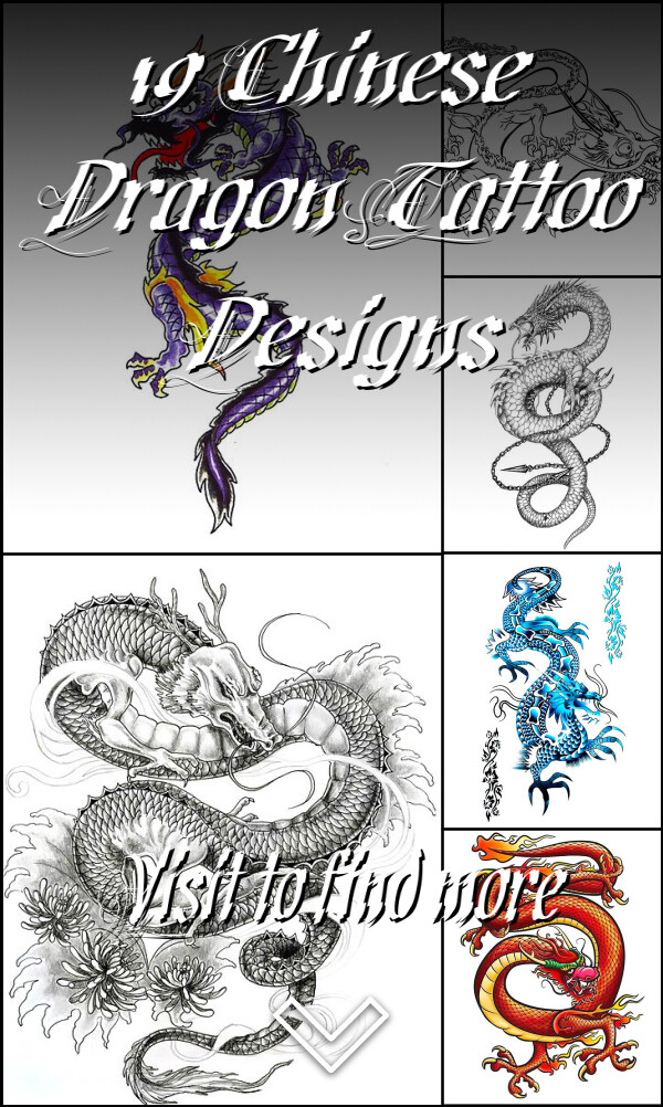 19 Chinese Dragon Tattoo Designs