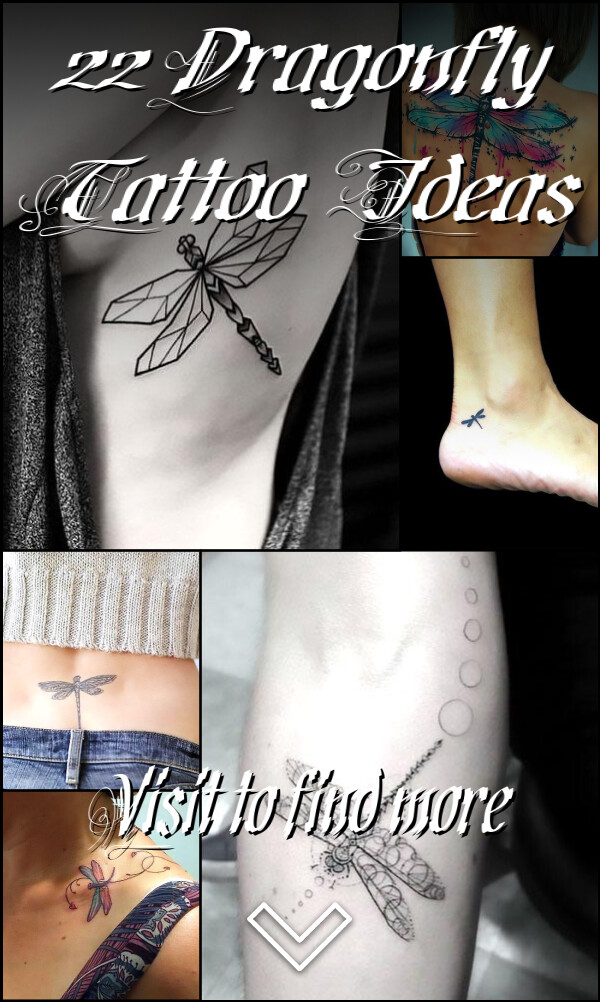 22 Dragonfly Tattoo Ideas