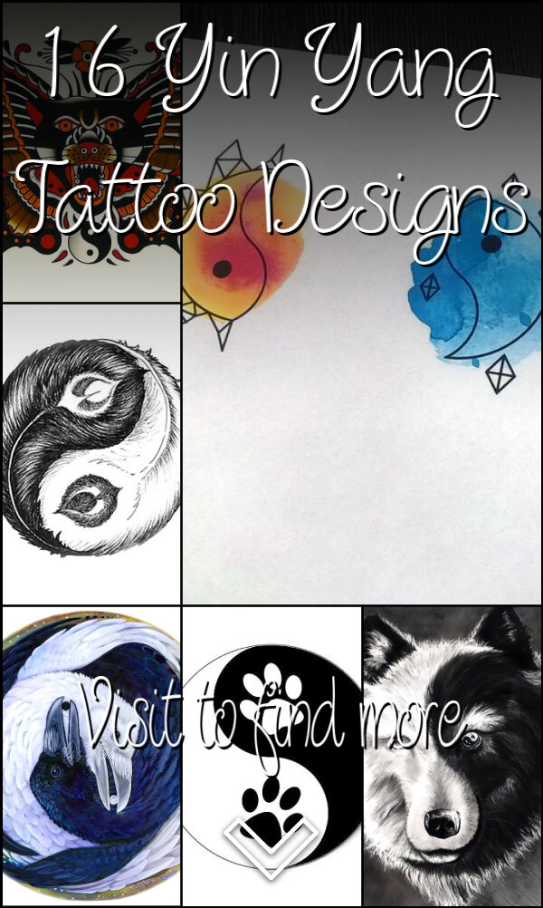 16 Yin Yang Tattoo Designs