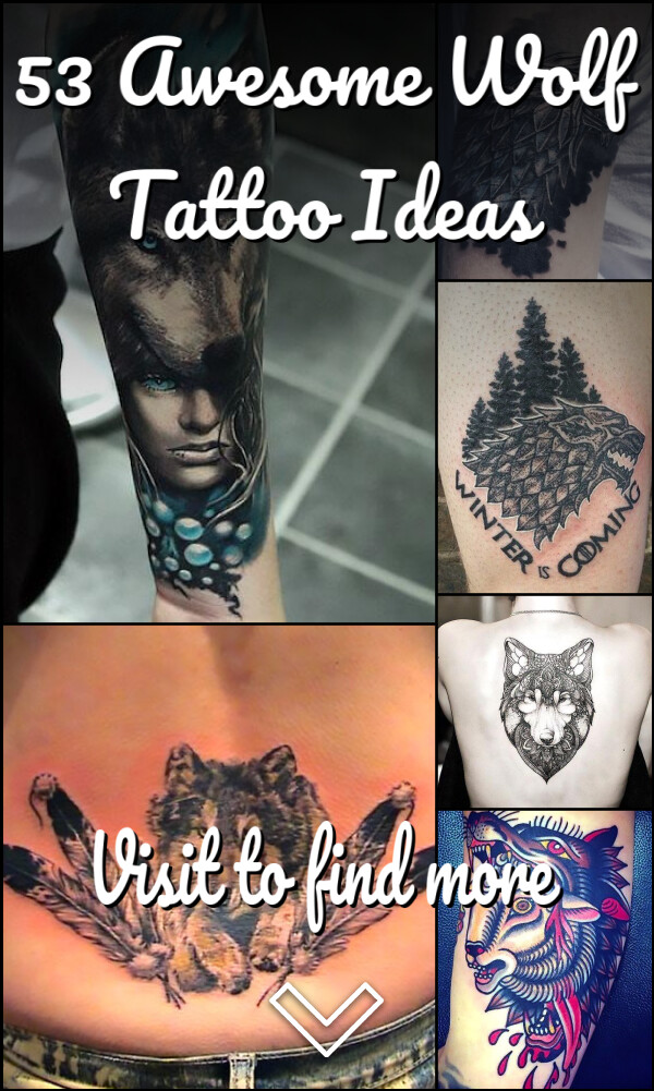 53 Awesome Wolf Tattoo Ideas