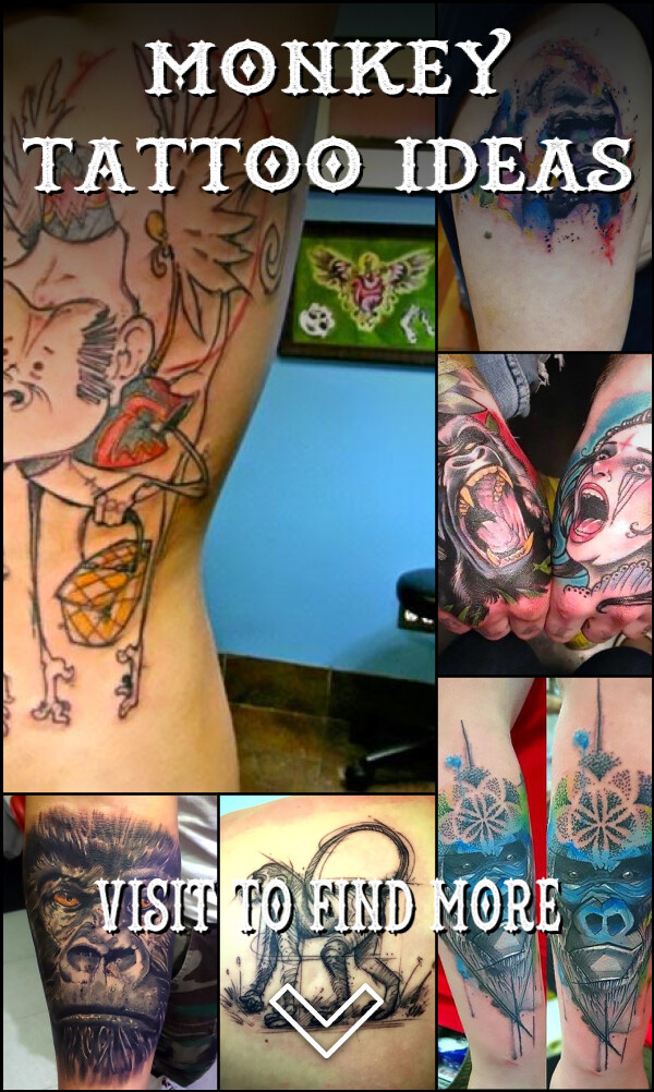42 Monkey Tattoo Ideas