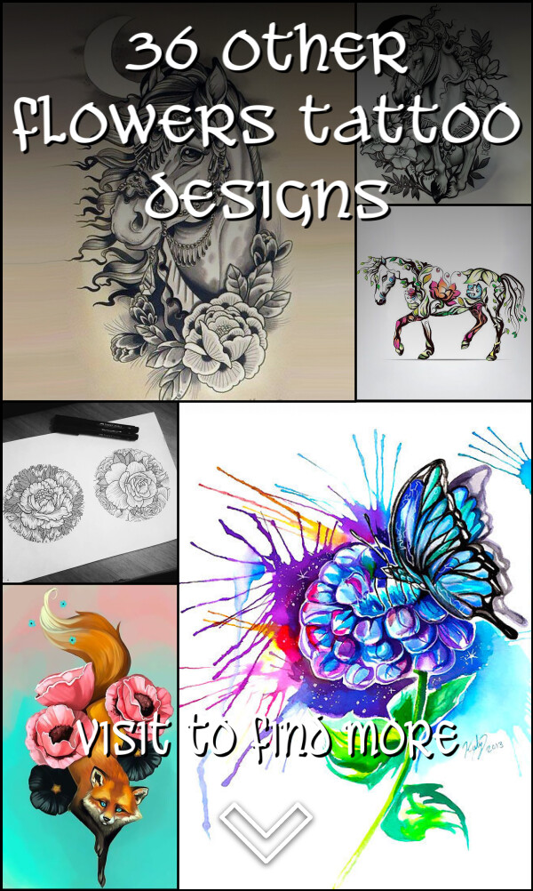 36 Other Flowers Tattoo Designs