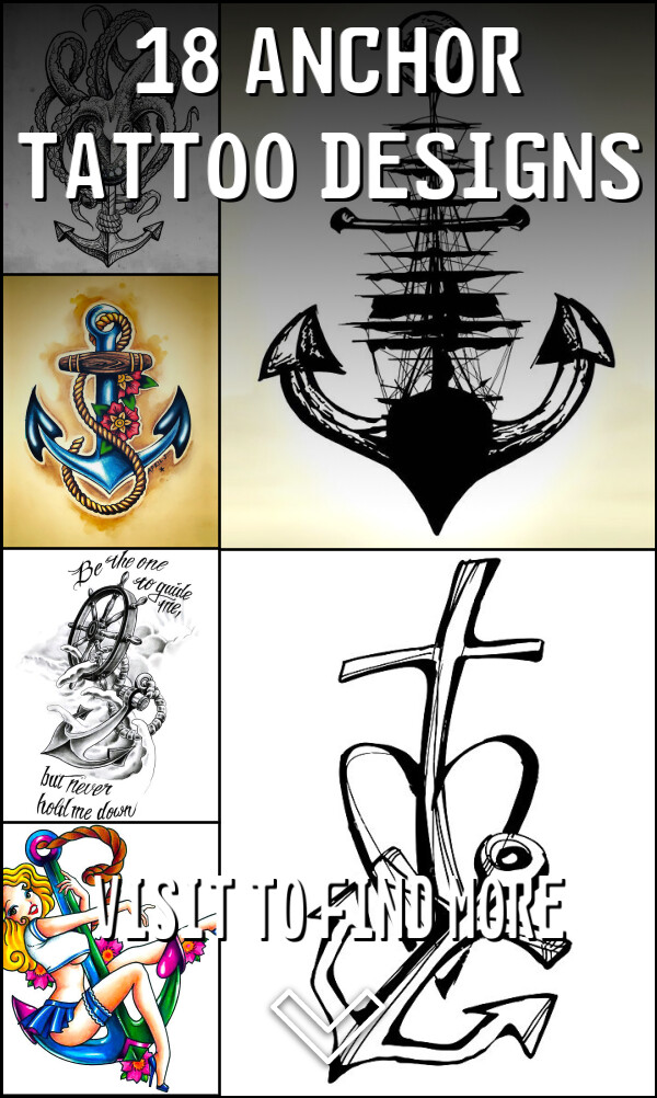 18 Anchor Tattoo Designs