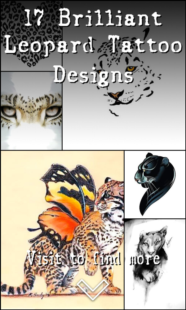 17 Brilliant Leopard Tattoo Designs