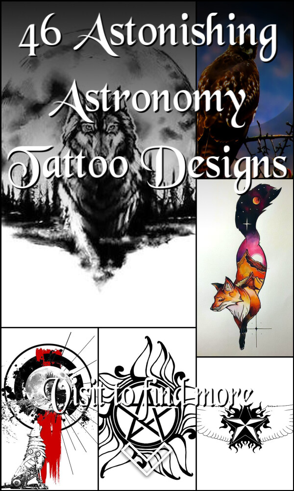 46 Astonishing Astronomy Tattoo Designs
