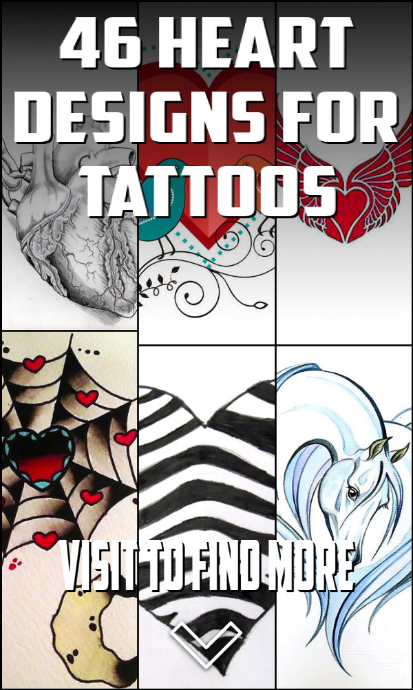 46 Heart Designs for Tattoos 