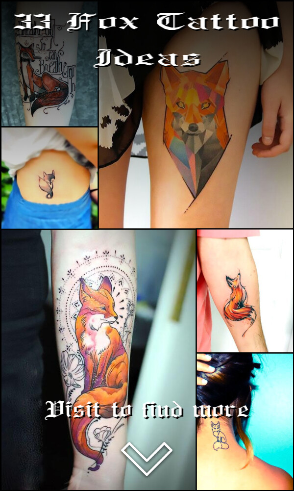 33 Fox Tattoo Ideas