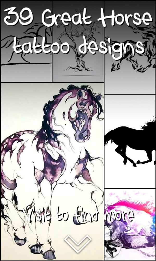 39 Great Horse tattoo designs