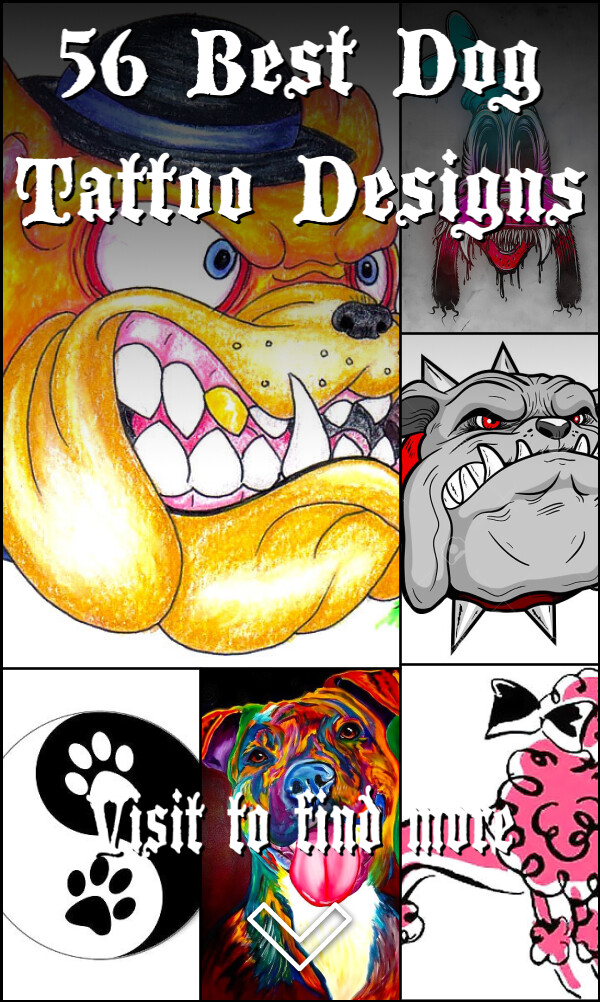 56 Best Dog Tattoo Designs