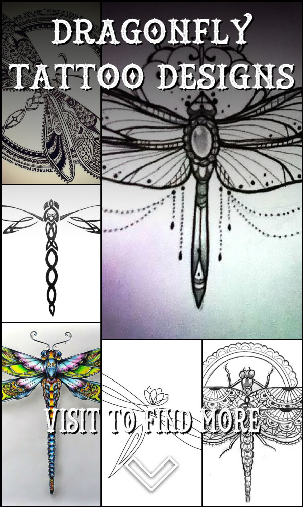 11 Dragonfly Tattoo Designs