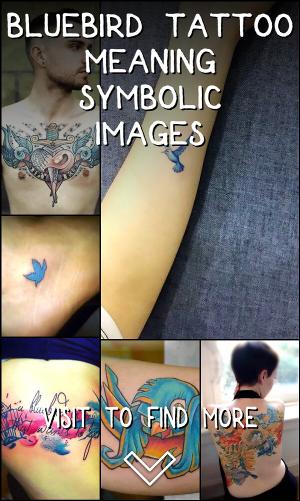 Bluebird Tattoo Meaning, Symbolic, Images