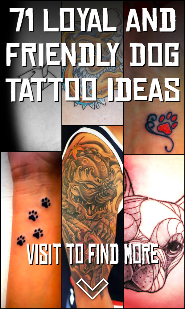 71 Loyal and Friendly Dog Tattoo Ideas