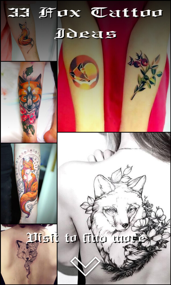 33 Fox Tattoo Ideas