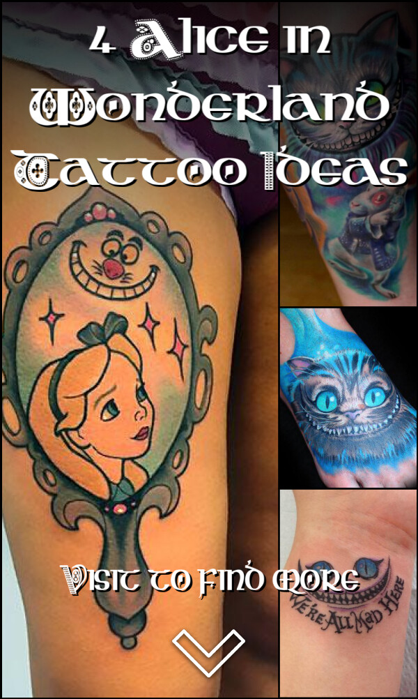 4 Alice in Wonderland Tattoo Ideas
