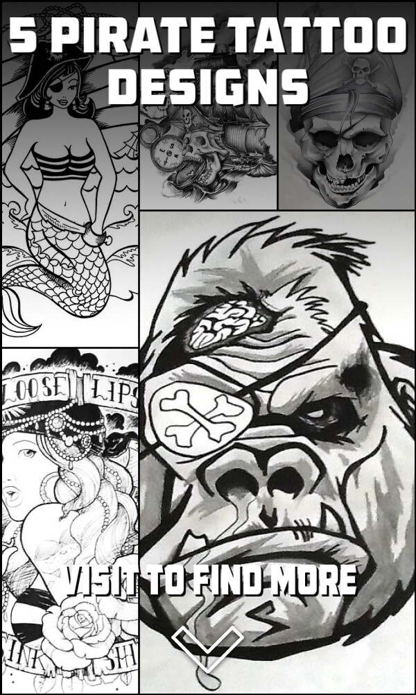 5 Pirate Tattoo Designs
