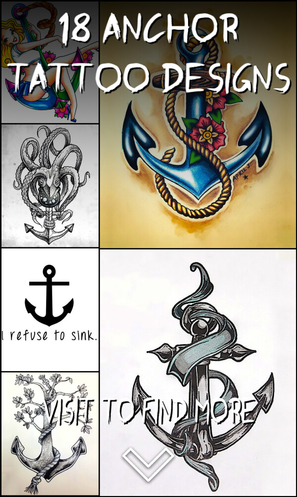 18 Anchor Tattoo Designs