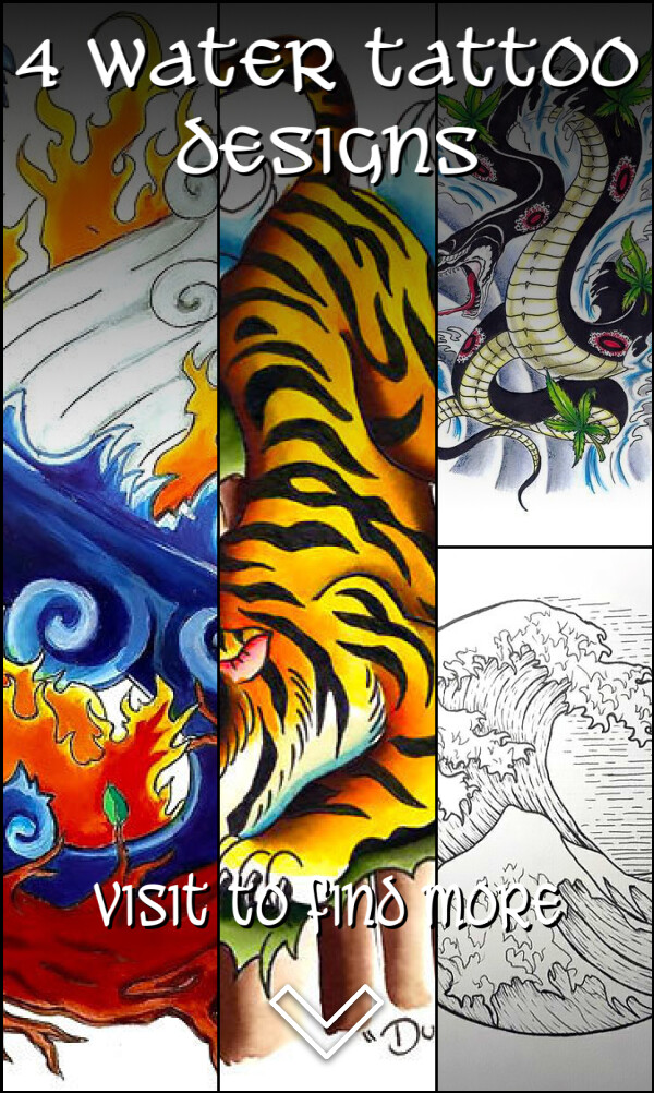 4 Water Tattoo Designs