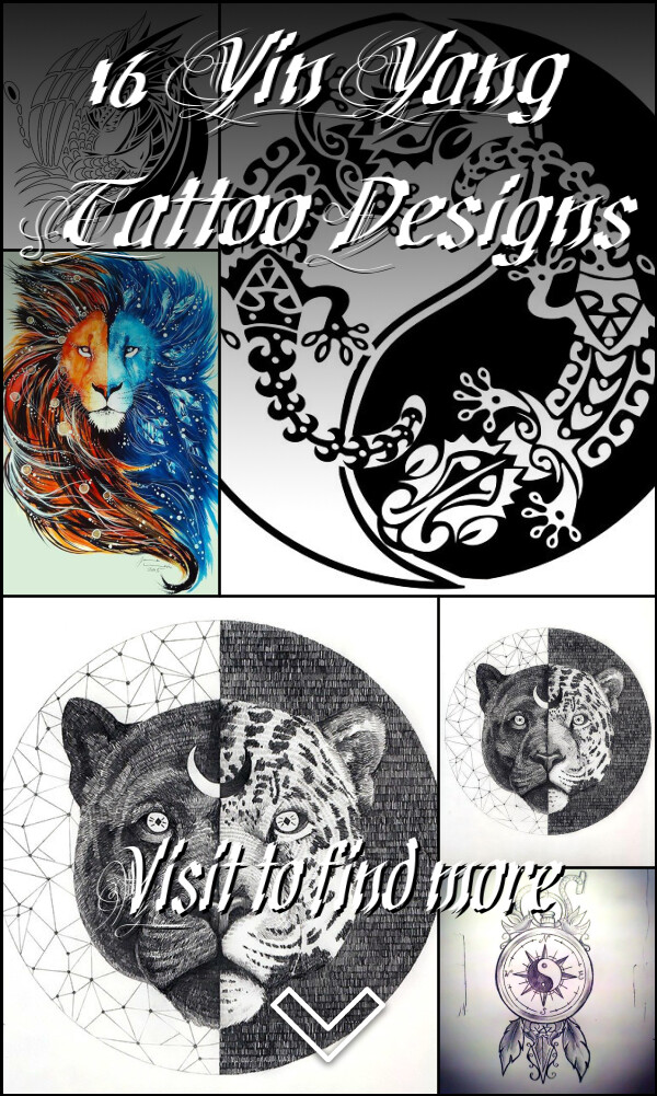 16 Yin Yang Tattoo Designs