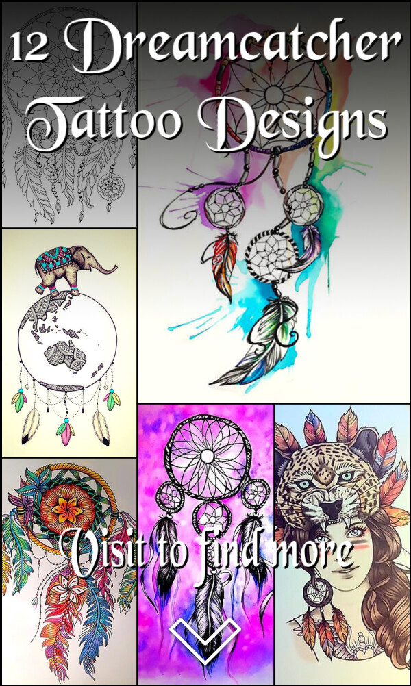 12 Dreamcatcher Tattoo Designs