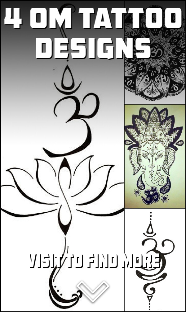 4 Om Tattoo Designs