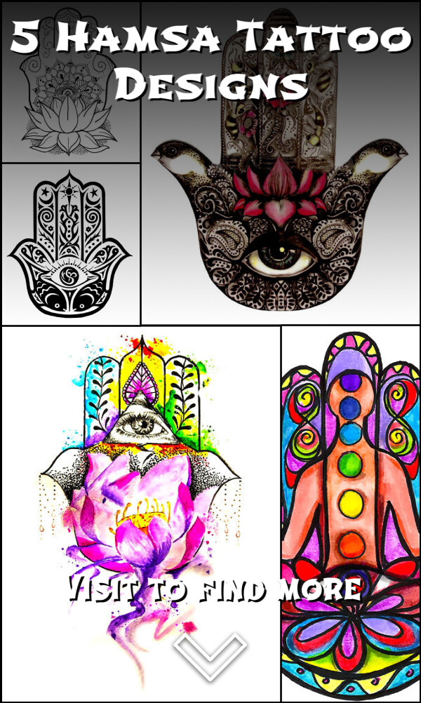 5 Hamsa Tattoo Designs