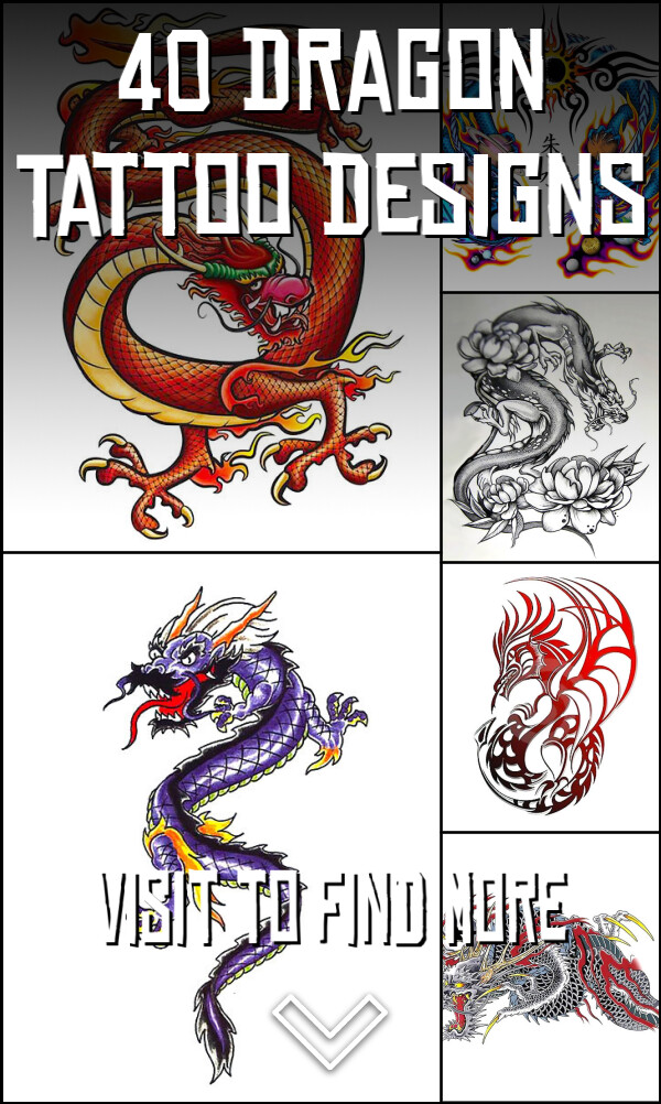 40 Dragon Tattoo Designs