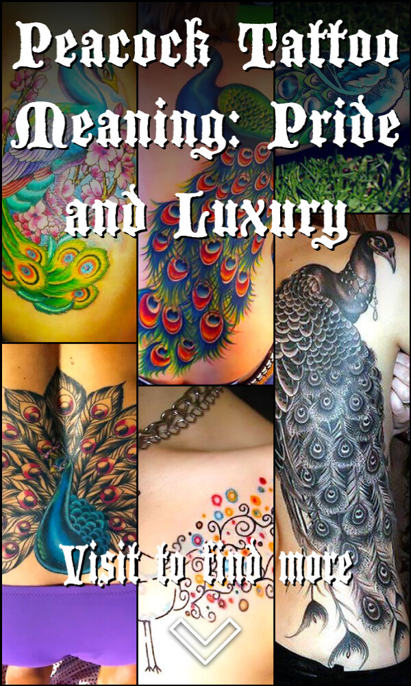 Peacock Tattoo Meaning: Pride and Luxury