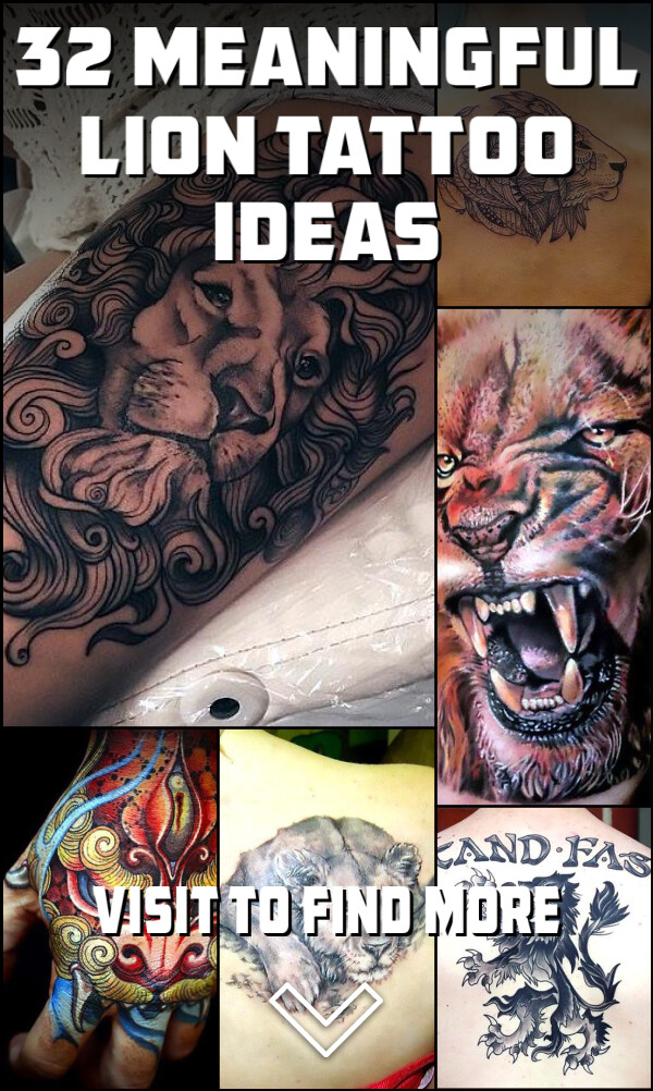 32 Meaningful Lion Tattoo Ideas