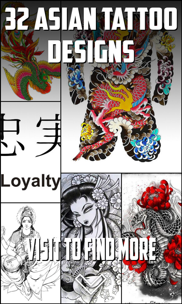 32 Asian Tattoo Designs