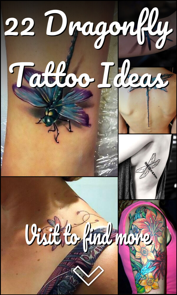 22 Dragonfly Tattoo Ideas