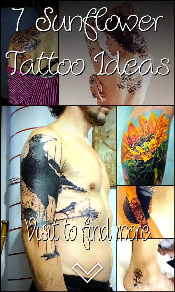 7 Sunflower Tattoo Ideas