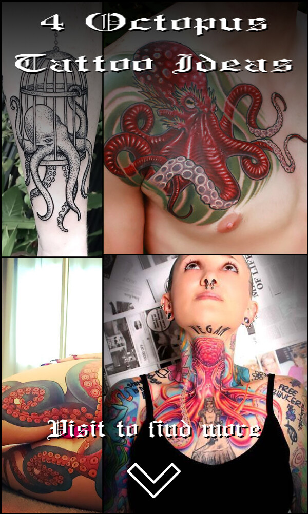 4 Octopus Tattoo Ideas