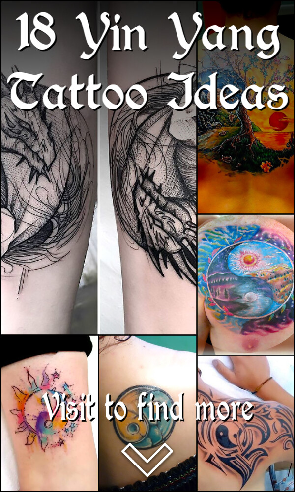 18 Yin Yang Tattoo Ideas