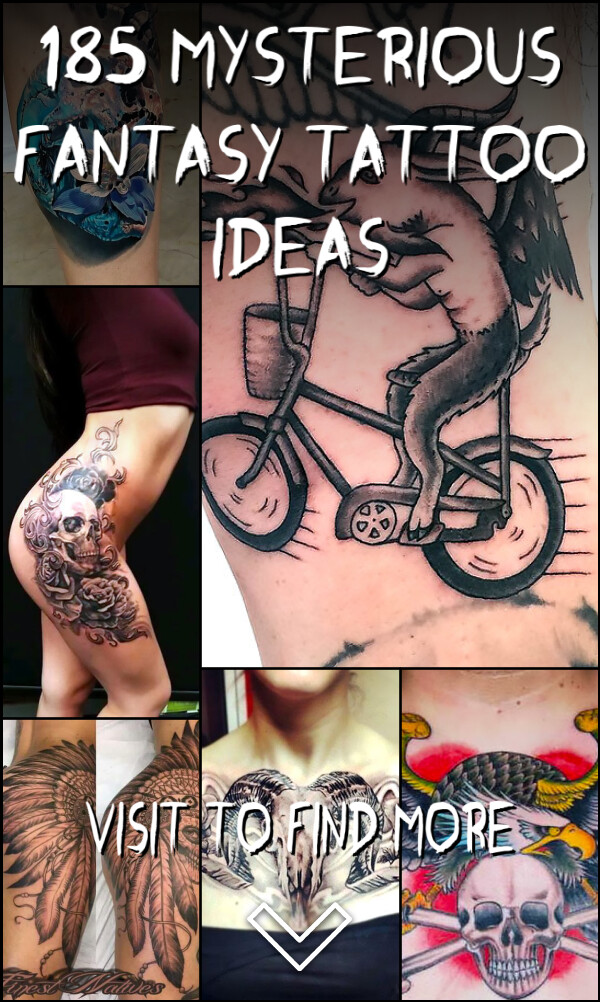 185 Mysterious Fantasy Tattoo Ideas