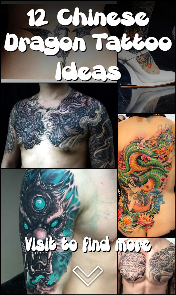 12 Chinese Dragon Tattoo Ideas