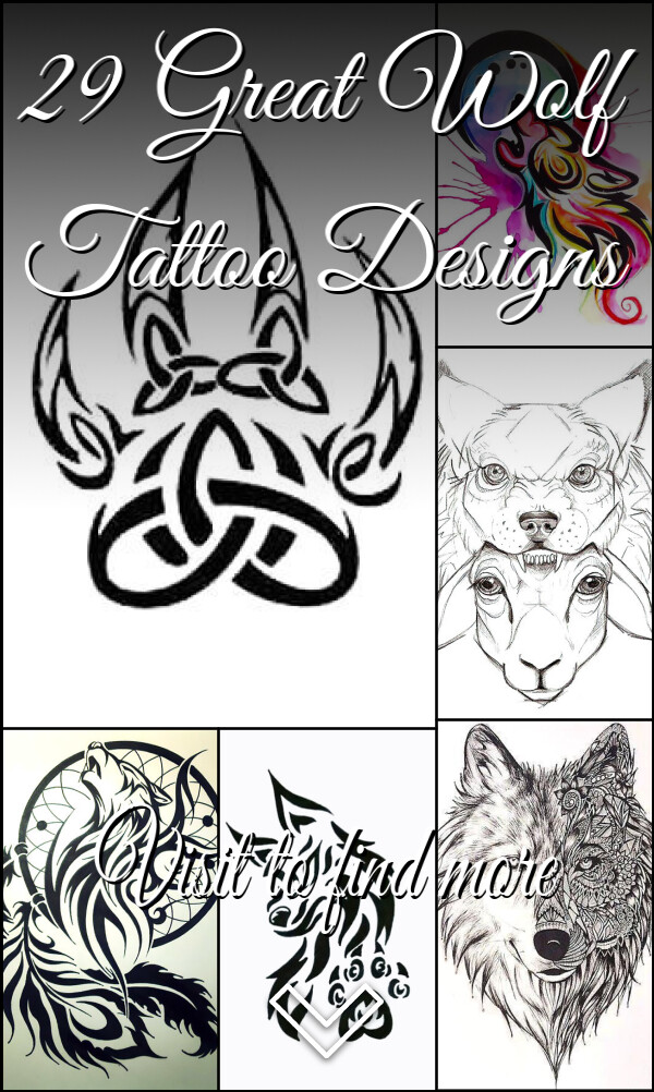 29 Great Wolf Tattoo Designs