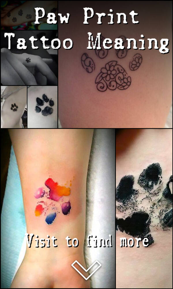 Paw Print Tattoo Meaning