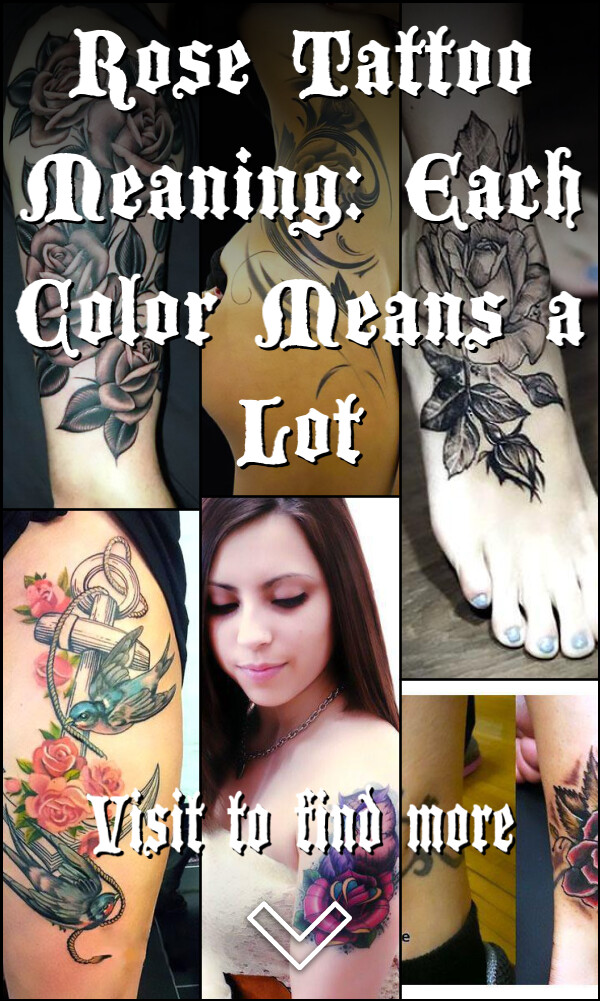 Rose Tattoo Meaning: Each Color Means a Lot