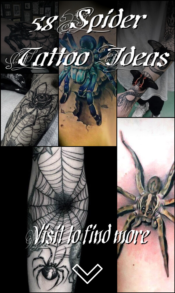 58 Spider Tattoo Ideas